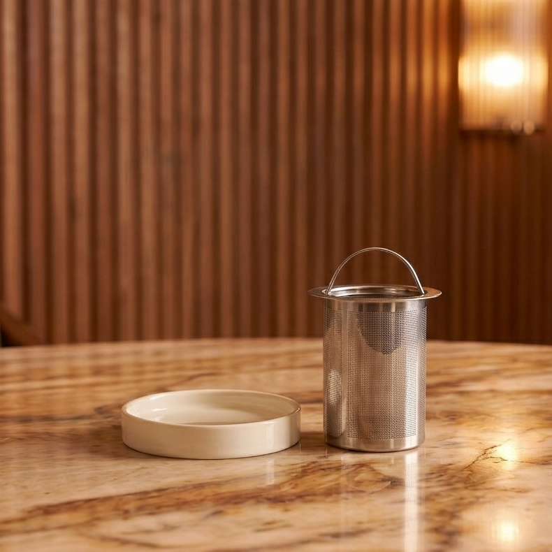 Sloane Tea Infuser With Plate